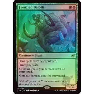 Magic the Gathering - Edge of Eternities - Frenzied Baloth FOIL
