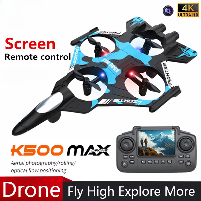 Máy bay đồ chơi điều khiển từ xa K500MAX Một chìa khóa cất cánh Ném bay 360° Máy bay đồ chơi điều ch