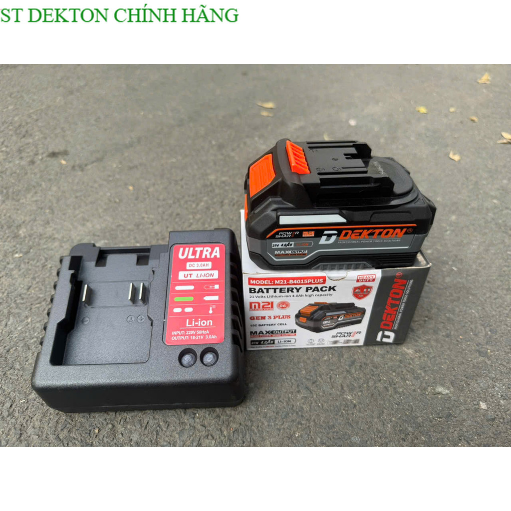 [GIẢM 50% - BH 6T] Pin Dekton M21, M21-B4015PLUS, M21-B4015TP, Chân Pin Phổ Thông , tẵng xạc . STORE