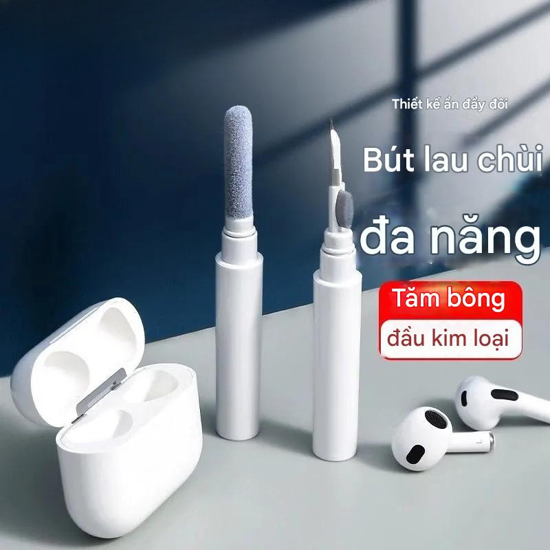 Bút vệ sinh tai nghe Bluetooth Bộ vệ sinh bàn phím điện thoại Bộ dụng cụ vệ sinh đa năng cho airpods iPhone ipad