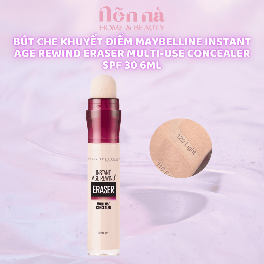 Bút Che Khuyết Điểm Maybelline Instant Age Rewind Eraser Multi-Use Concealer SPF 30 6ml