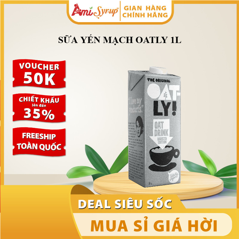 Sữa Yến Barista Oatly 1L dưỡng chất cao cấp
