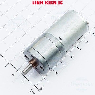 GA25-370 Động Cơ Giảm Tốc 24VDC, 60 Rpm, Trục 4mm Linhkien IC