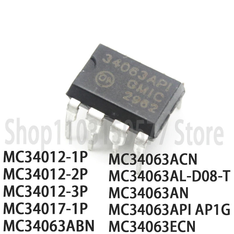 1-5 CÁI MC34012-1P MC34012-2P MC34012-3P MC34017-1P MC34063ABN MC34063ACN MC34063AL-D08-T MC34063AN 
