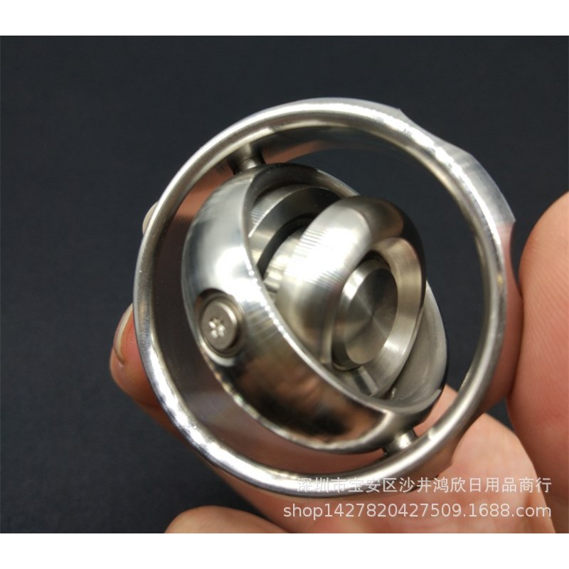 Kim Loại Fidget Spinner edc Fidget Spinner Đồ Chơi Giải Nén Xoay Cân Bằng Công Nghệ Đen