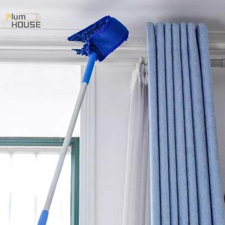 PlumHOUSE Quạt Trần Microfiber Lưỡi Lau Bụi Bộ Có Thể Tháo Rời Linh Hoạt Cobweb Duster Quạt Trần Cao Loại Bỏ Bụi Bụi VN
