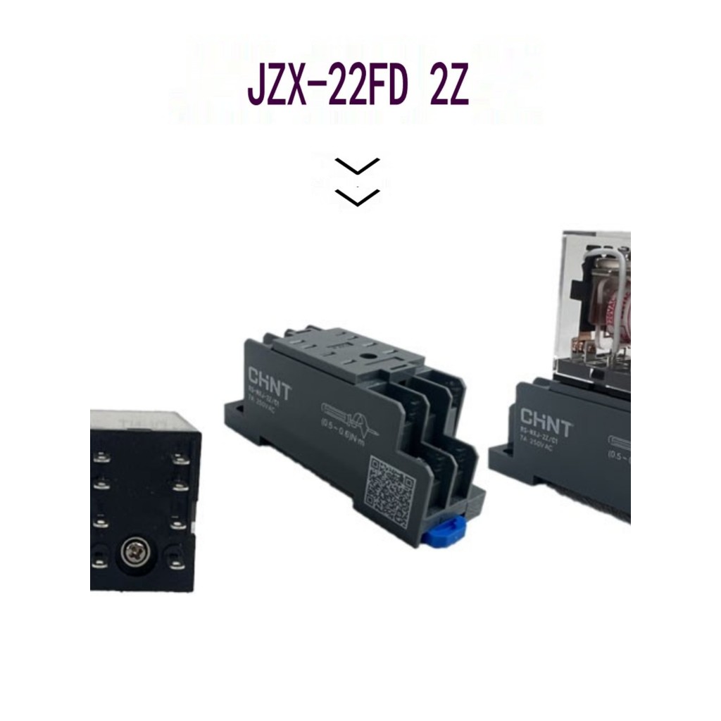 Rơle trung gian nhỏ Zhengtai JZX-22F (D) 2Z 4Z 22FD JQX-13FD Rơle nhỏ 24V