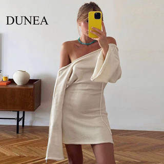 Váy dệt kim hở lưng gợi cảm dành cho nữ DUNEA