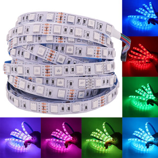 Đèn LED dải DC12V 5050 RGB 54leds / m IP65 Màn hình máy tính để bàn TV chống nước BackLight Băng linh hoạt Đèn LED