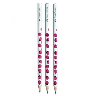 Bộ 3 bút chì gỗ motif lady bugu - faber-castell