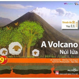Sách - All Story - A Volcano - Núi Lửa (Trình Độ 2 - Tập 11)
