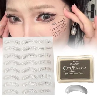  Dưới Lông Mi Trợ Lý Con Dấu Tem Kẻ Mắt Nhanh Khô Mắt Trang Điểm Kẻ Mắt Con Dấu Đen Sơn Q7g2 