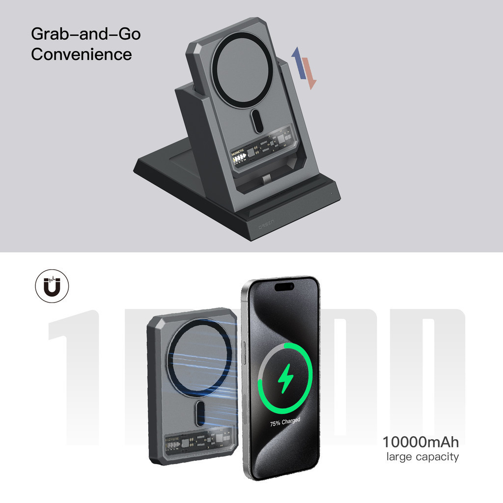 Bộ sạc không dây 4 trong 1 ORSEN EW54S + Pin dự phòng Sạc không dây Powerbank 10000mAh （W7 Bộ sạc đồng hồ cần mua riêng） | BigBuy360 - bigbuy360.vn