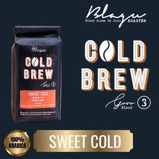 Cà phê Blagu hạt đã rang, Guru 3 blend Sweet Cold | Dòng Cà Phê chuyên dùng Cold Brew | Medium 250g