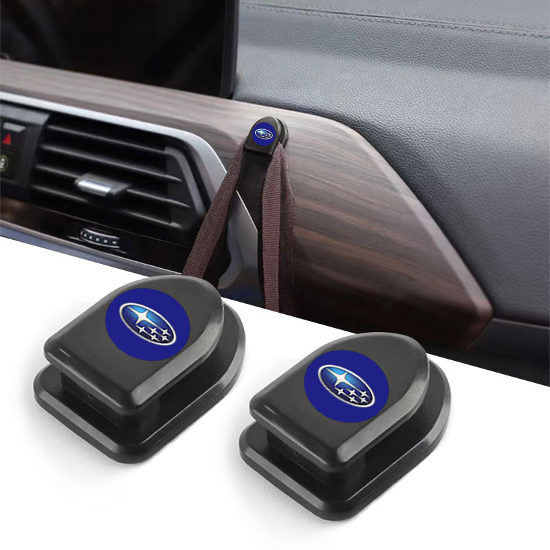 2 / 4 Móc Xe Ô Tô Giá Đỡ Lưu Trữ Nội Thất Cho Cáp USB Chìa Khóa Tai Nghe Tự Dính Bảng Điều Khiển Tre