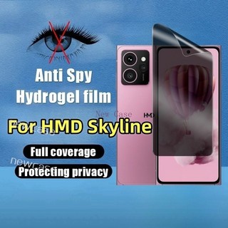 1-3 Cái Riêng Tư Chống Gián Điệp Mặt Trước Full Cover Bảo Vệ Phim Tpu Hydrogel Cho HMD Skyline 5G 2024 Sky Line HMDSkyline Điện Thoại Mềm Bảo Vệ Màn Hình Phim