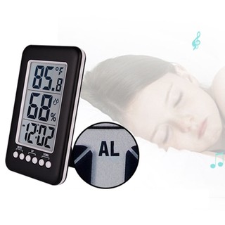 Thermometer Indoor Outdoor Temperature Meter Thermometer Clock Transmitter[SECL]