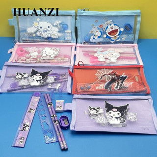 8 Cái / bộ Sanrio Văn Phòng Phẩm Bộ Kuromi Cinnamoroll Hộp Bút Chì Giai Điệu Của Tôi Đồ Dùng Học Tập Bộ Văn Phòng Phẩm Anime Sanrio