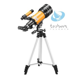 Kính thiên văn một mắt khúc xạ vũ trụ khẩu độ lớn 15X-150X 70mm với ba chân Thị kính chống bụi Teleconverter Phạm vi tìm kiếm để ngắm chim ngôi sao