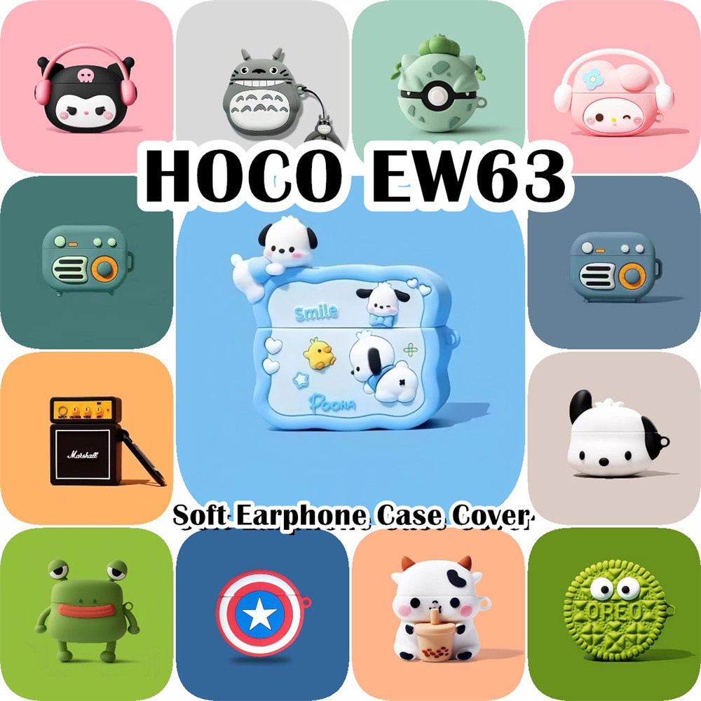 Dành Cho Vỏ HOCO EW63 Vỏ Silicon Mềm Niche Hoạt Hình Tạo Kiểu Tai Nghe Vỏ NO.2