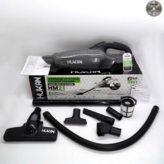 Máy hút bụi không dây, pi.m HUKAN HVC5050  21V,sử dụng cho gia đình,hút bụi ô tô cầm tay , officially