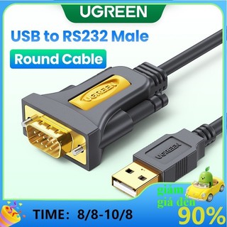 Cáp chuyển đổi UGREEN USB sang RS232 COM PDA DB9 9 chấu có chipset PL2303