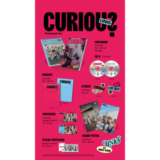 (Photobook Ver.) UNIS - CURIOUS (1st single album)