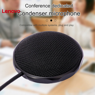 Lenovo K3 Micro Đa Hướng Cắm Chơi ABS Độ Nét Cao USB Di Động Để Bàn Condenser Pickup Cho Hội Nghị Video