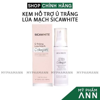  Kem Ủ Trắng Da Mặt Lúa Mạch Collagen Sica White 30ml Chính Hãng 
