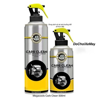 Megacools CarbClean 500ml dung dịch xịt vệ sinh HỌNG XĂNG, BUỒNG ĐỐT siêu tiện lợi, tiết kiệm , hiệu quả .DoChoiXeMay