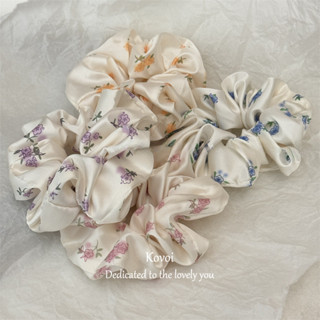  Kovoi   Nhỏ Tươi Hoa Đầu Mục Vụ Mô Phỏng Lụa Scrunchy Tóc Cô Gái Độ Đàn Hồi Cao Dây Buộc Đuôi Ngựa Cao Su Dây Buộc Tóc 