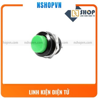 Nút nhấn nhả R13-507 16mm (xanh)