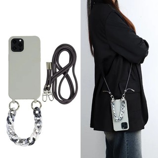 Set 3 Ốp Điện Thoại Silicon Chống Sốc Có Dây Đeo Chéo Cho iPhone 13 14 Pro Max 12 11