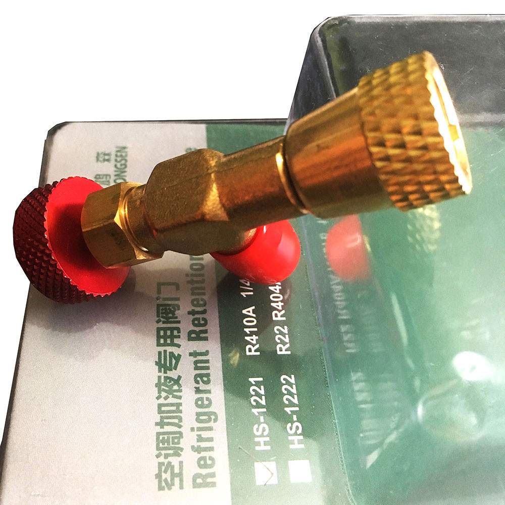 Bộ chuyển đổi nạp gas lạnh HS-1221/HS-1222 R410A/R22 Van điều khiển giữ gas lạnh Van nạp gas điều hò