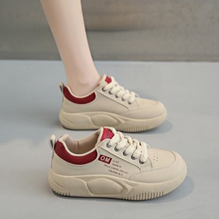 Giày thể thao đế thấp đế tròn kiểu Hàn Quốc Giày thể thao đế thấp PU dành cho nữ thích hợp mặc bên ngoài hàng ngày cho học sinh thường ngày Giày thể thao chống trượt chống mài mòn thời trang giá bán buôn tại xưởng