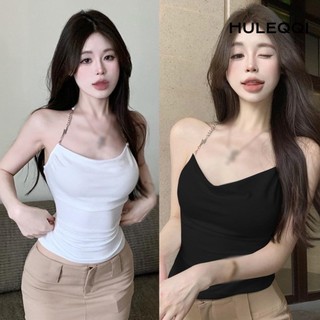 HULEQQI Áo dây chuyền Lightning không tay thời trang nữ