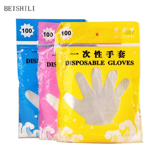 Set 100 găng tay nhựa dùng một lần an toàn vệ sinh