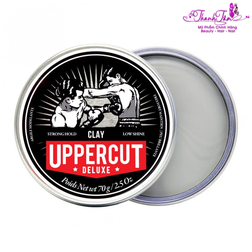 Sáp giữ nếp mạnh, độ hoàn thiện tự nhiên Uppercut Deluxe Clay 70gr - NK