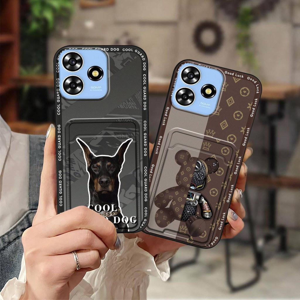 Card bag Dirt-resistant Phone Case For ZTE Blade A73 4G/V50 Smart/V50 Design 4G/Axon50Lite Waterproof protective Silicone