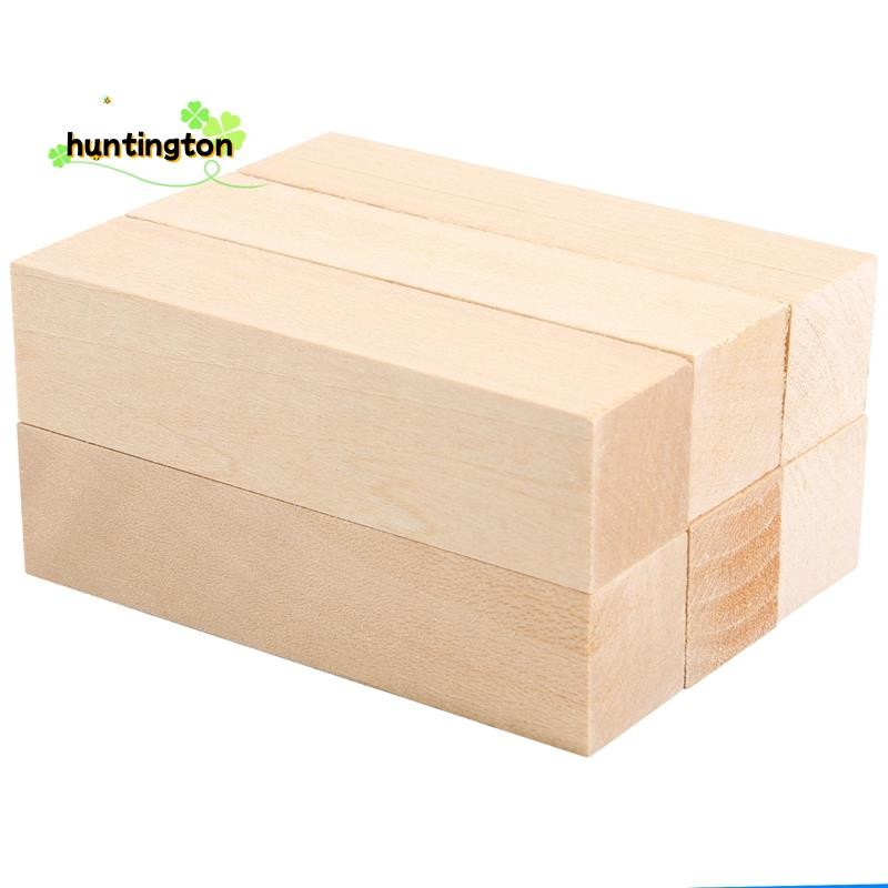 6 Chiếc Basswood Khắc Khối Gỗ Cho Người Mới Bắt Đầu Khắc Sở Thích Bộ DIY Khắc Gỗ