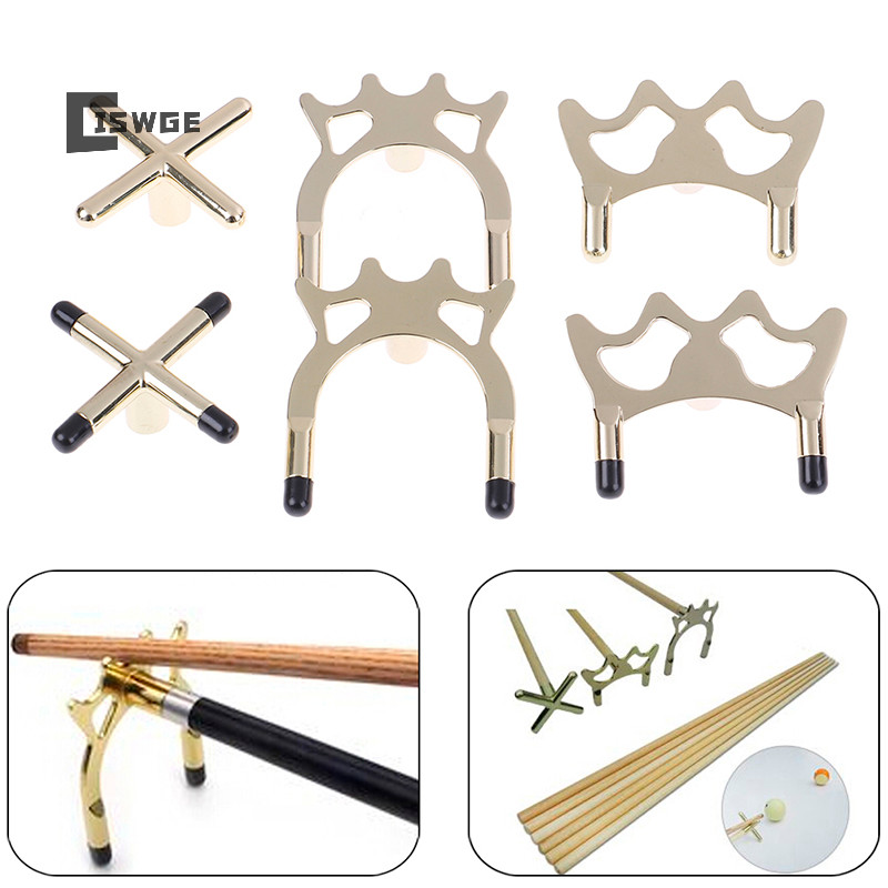 [Ciswge] Khung gậy đồng Bi-a Snooker Pool Cue Rest Bridge Head Holder Phụ kiện [Mới]
