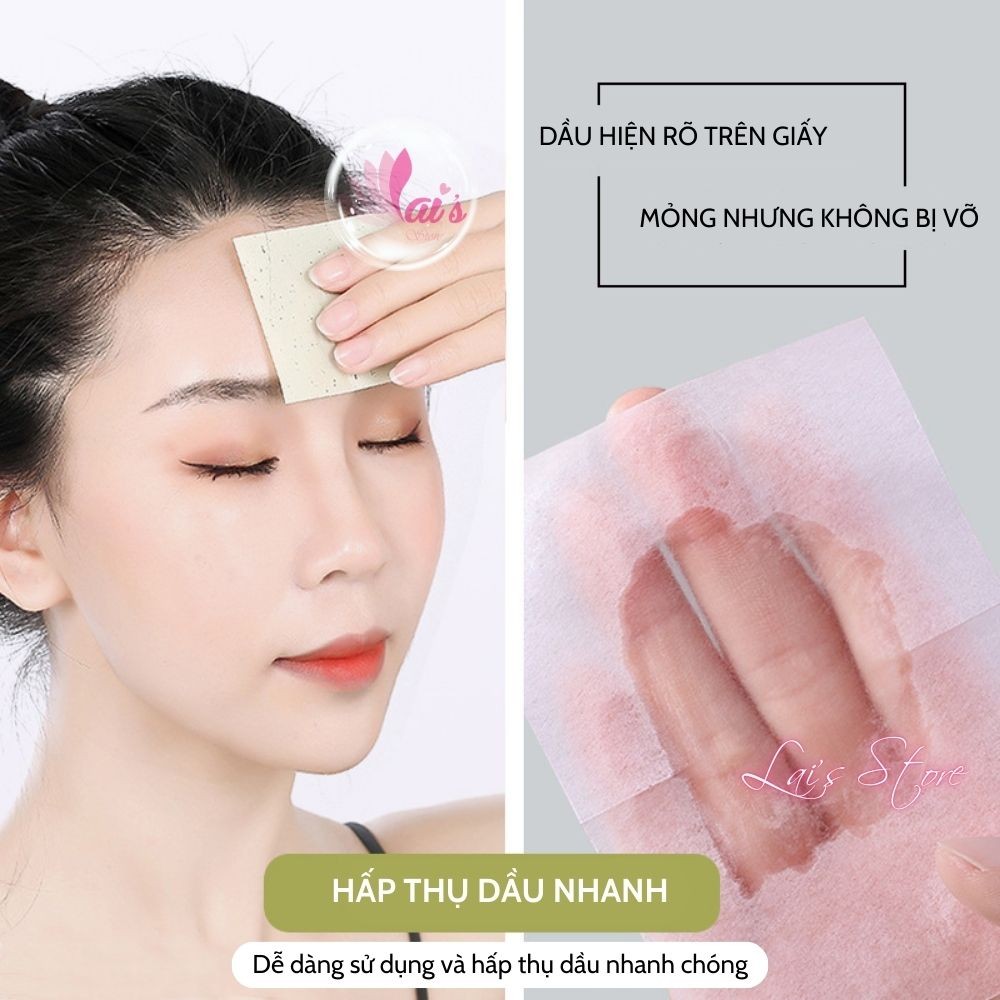 Giấy Thấm Dầu Magic Beauty Gói 100 Tờ Vệ Sinh Dầu Thừa Giúp Da Sạch Thoáng Không Nhờn - Lai's Store | BigBuy360 - bigbuy360.vn