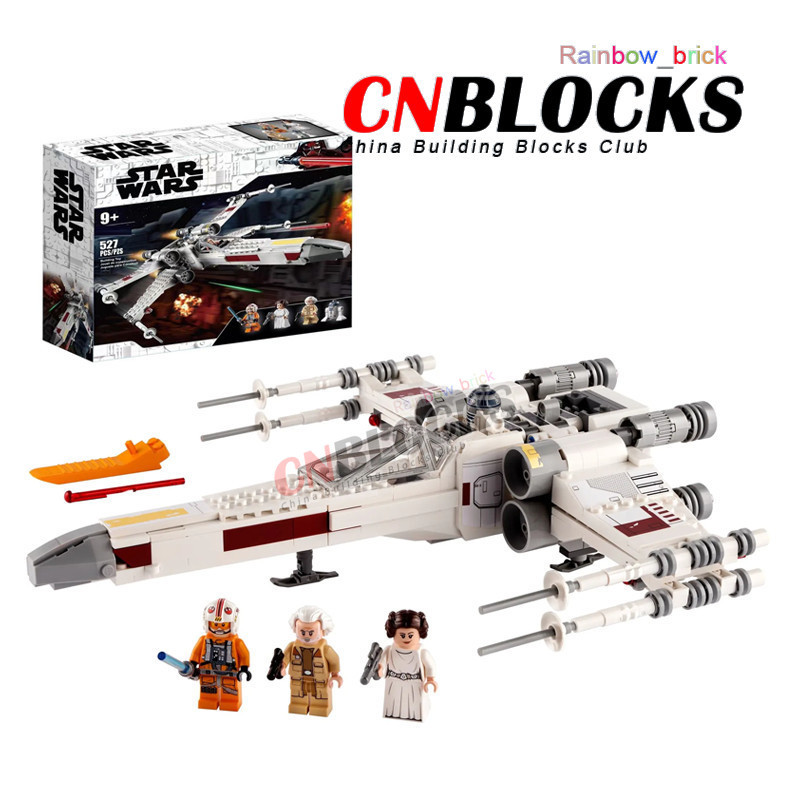 Star Wars Series 75301 Luke Skywalker 's X-wing Fighter Khối Xây Dựng Đồ Chơi Trẻ Em Bé Trai Quà Tặn
