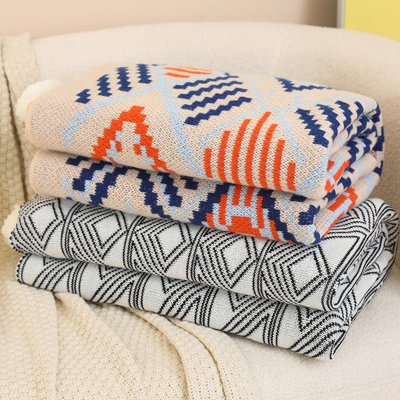 Chăn dệt kim Bohemian Chăn mềm mại thoải mái Chăn Sofa Chăn đa chức năng Quà tặng ngày lễ