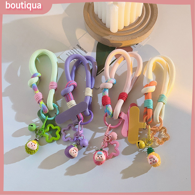 Dây đeo cổ tay hình trái cây thời trang Dây đeo điện thoại đơn giản Dây đeo cổ tay ngắn-BA