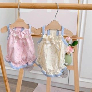 Quần áo mèo con mùa hè - Áo Vest không tay siêu nhẹ & thoáng khí cho chó và mèo nhỏ, dây đeo có thể điều chỉnh Trang phục thú cưng dễ thương cho thời tiết nóng bức