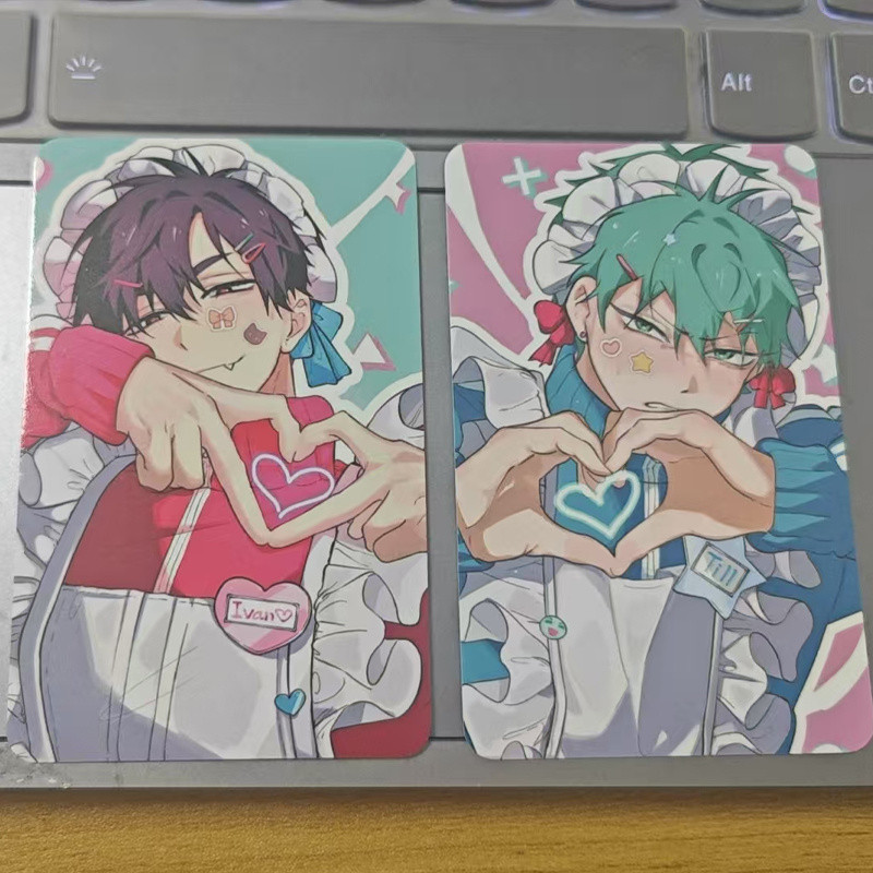 2 Cái / lốc 2025 TV Alien Stage Decor Lomo Card Maid Dress Up Ivan Till Photocard HD Album Hai Mặt T