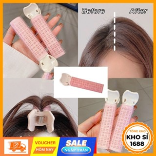 Kẹp tóc dạng lô cuốn làm phồng tóc thời trang nữ, kẹp tóc tạo kiểu ống lô, kẹp cố định tóc mái, lô uốn tóc E1900