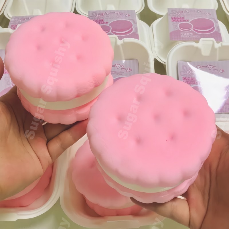 Bánh quy Oreoo Sugar Squishy Pink Squishy Squishy