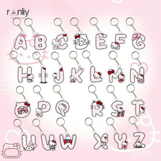  🍑RY🍑Chữ Cái Tiếng Anh Móc Khóa Hello Kitty Cặp Đôi 